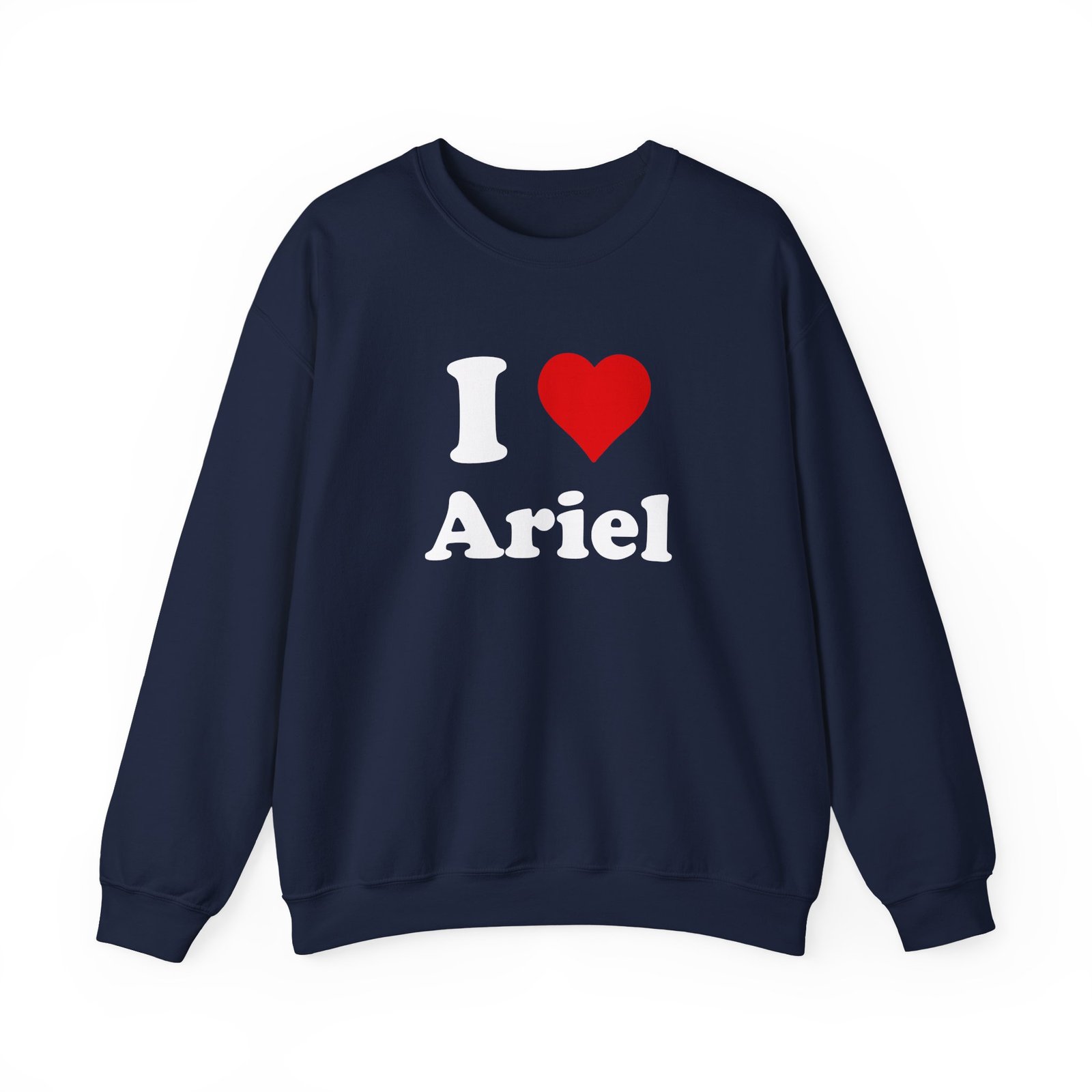 Baby Ariel I Love Ariel Unisex Heavy Blend™ Crewneck Sweatshirt