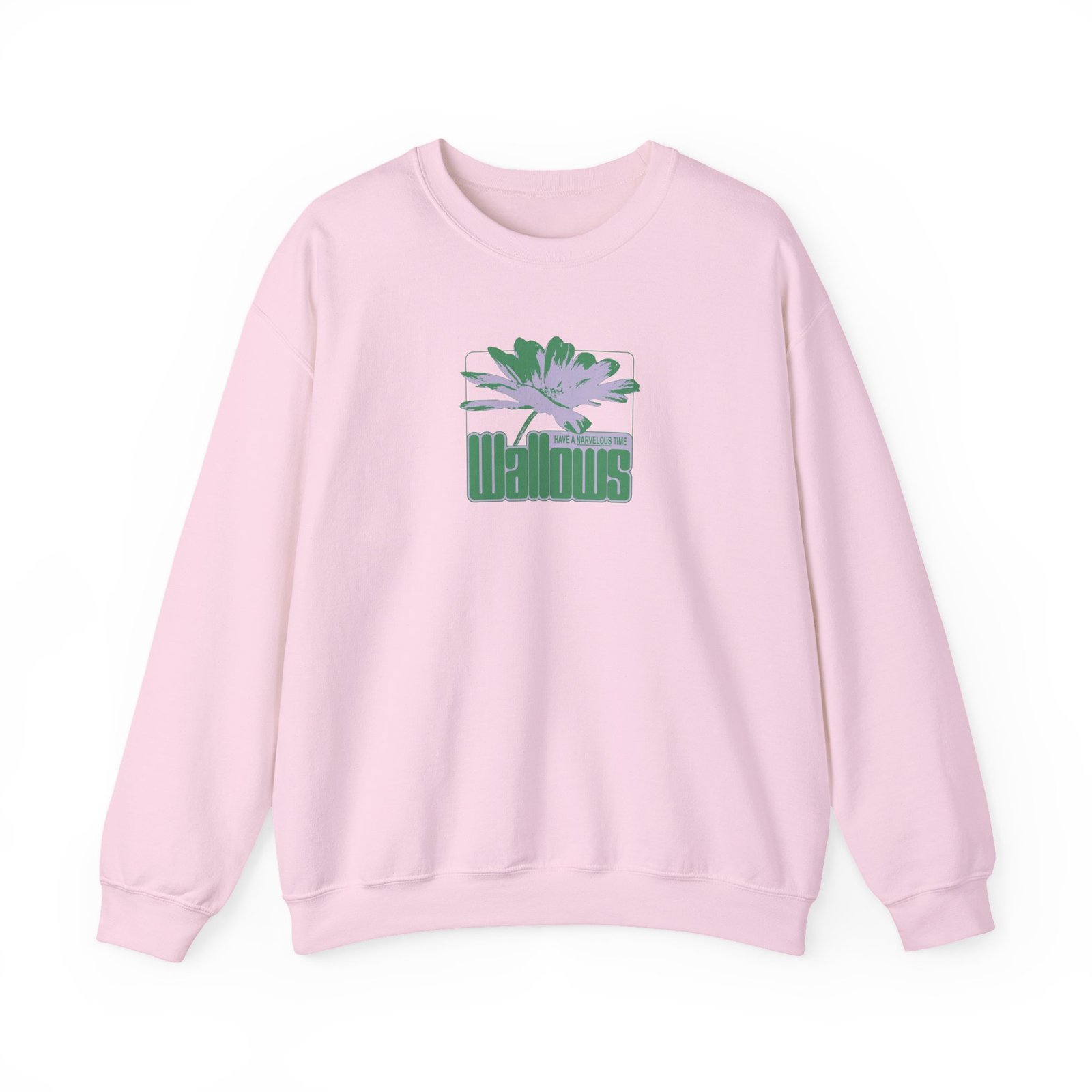 Wallows Marvelous Flower Unisex Heavy Blend™ Crewneck Sweatshirt