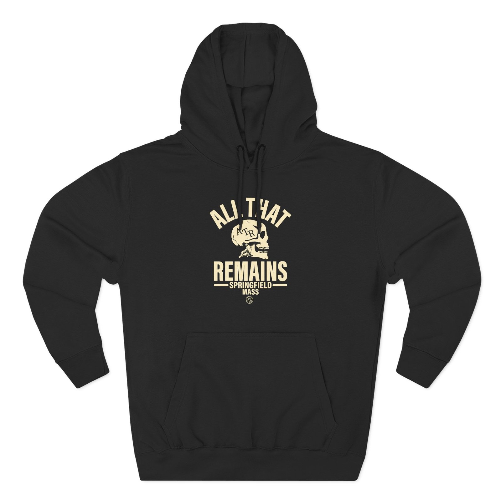 All That Remains Springfield Skull Three-Panel Fleece Hoodie
