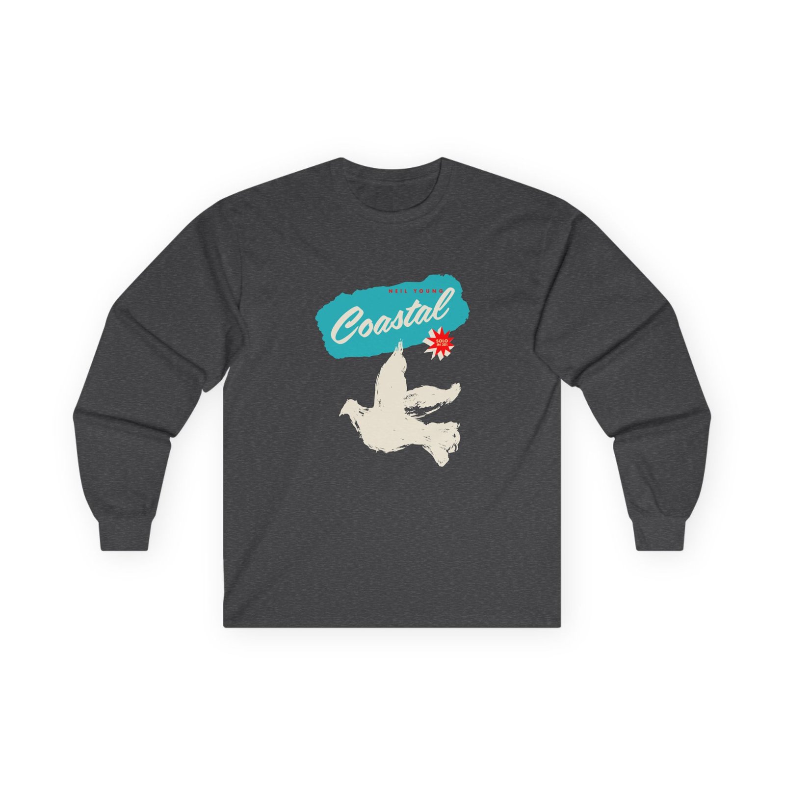 Neil Young Coastal Peace Dove Unisex Ultra Cotton Long Sleeve Tee