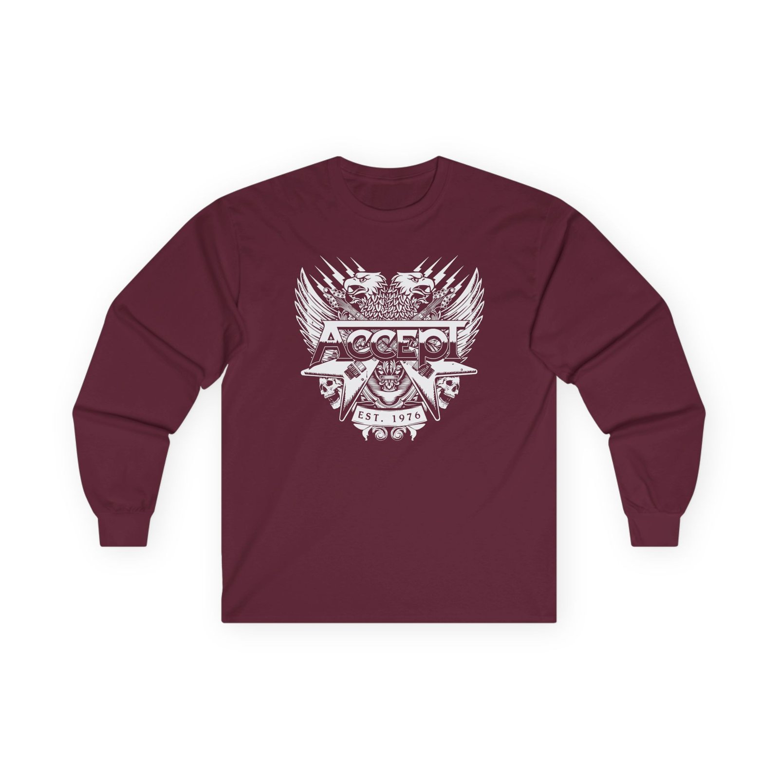 Accept Eagle Crest Unisex Ultra Cotton Long Sleeve Tee