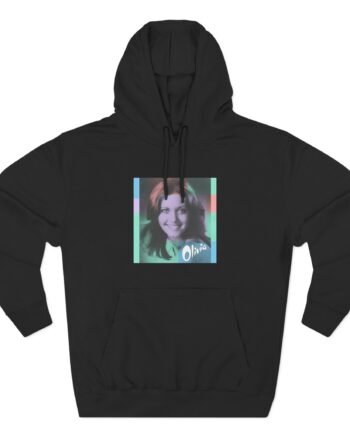 Olivia Newton John Color Block Three-Panel Fleece Hoodie