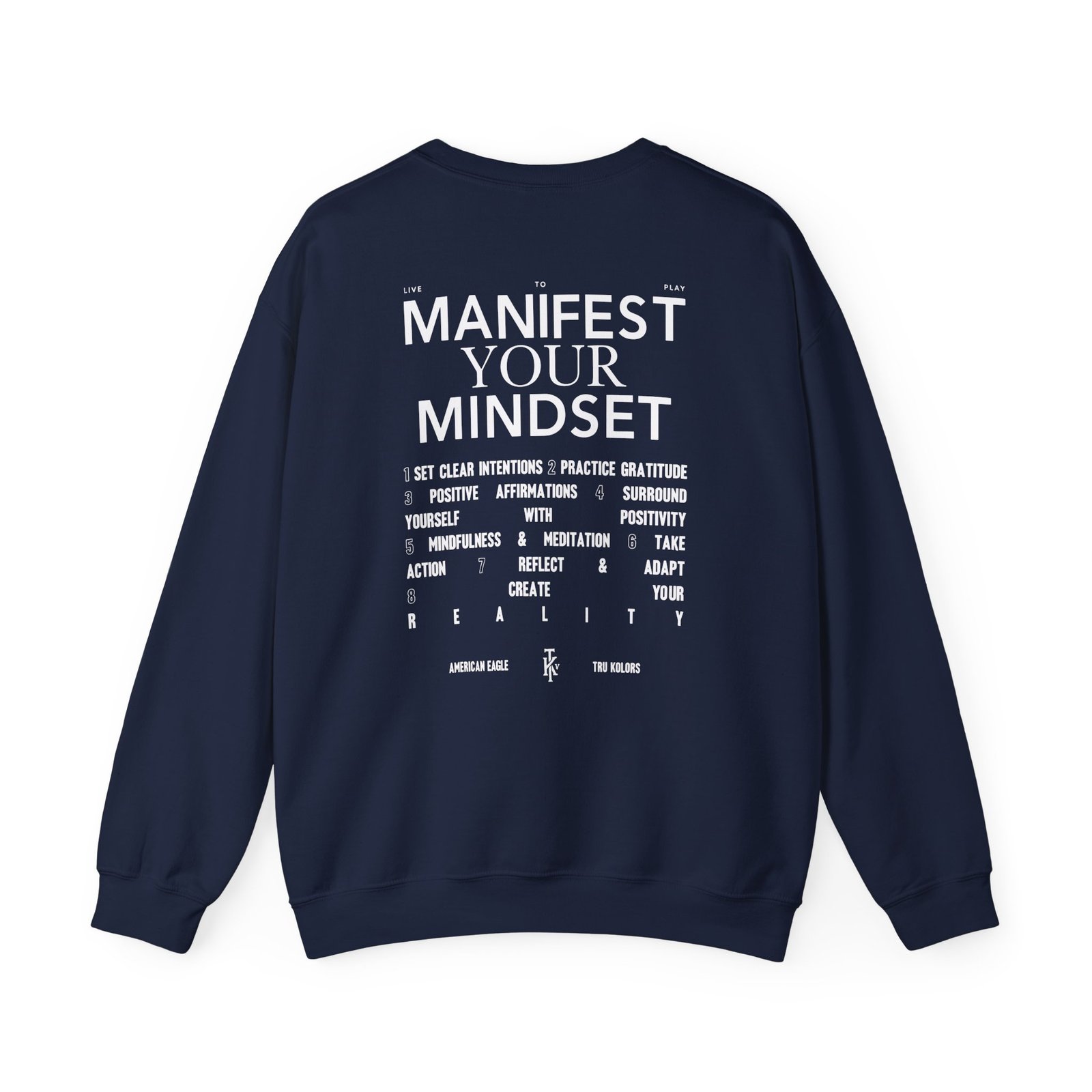 Travis Kelce Manifest Your Mindset Unisex Heavy Blend™ Crewneck Sweatshirt