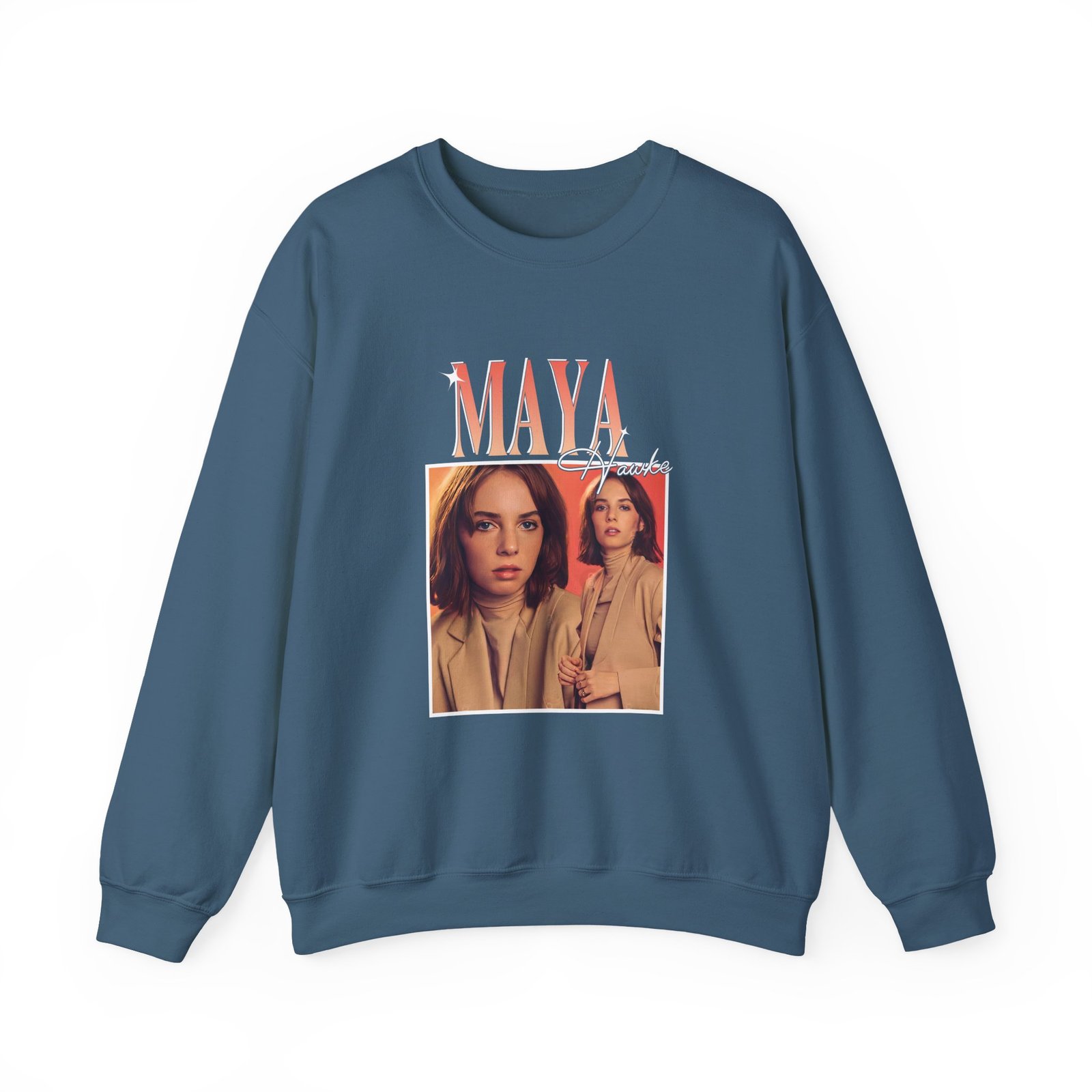 Maya Hawke Unisex Heavy Blend™ Crewneck Sweatshirt