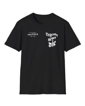 Legends Never Die Juice WRLD 999 Club Unisex Softstyle T-Shirt