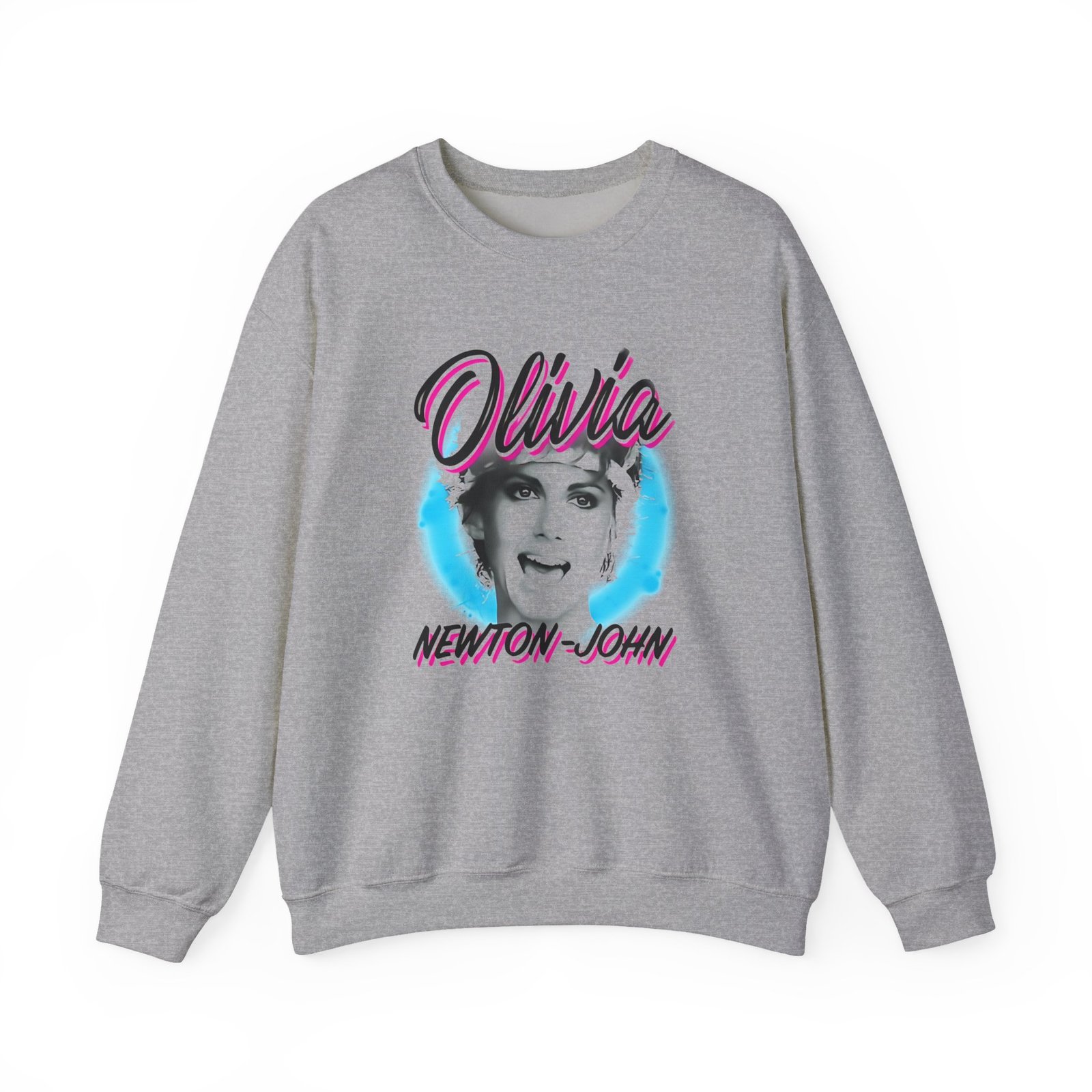 Olivia Newton John Pastel Paint Unisex Heavy Blend™ Crewneck Sweatshirt