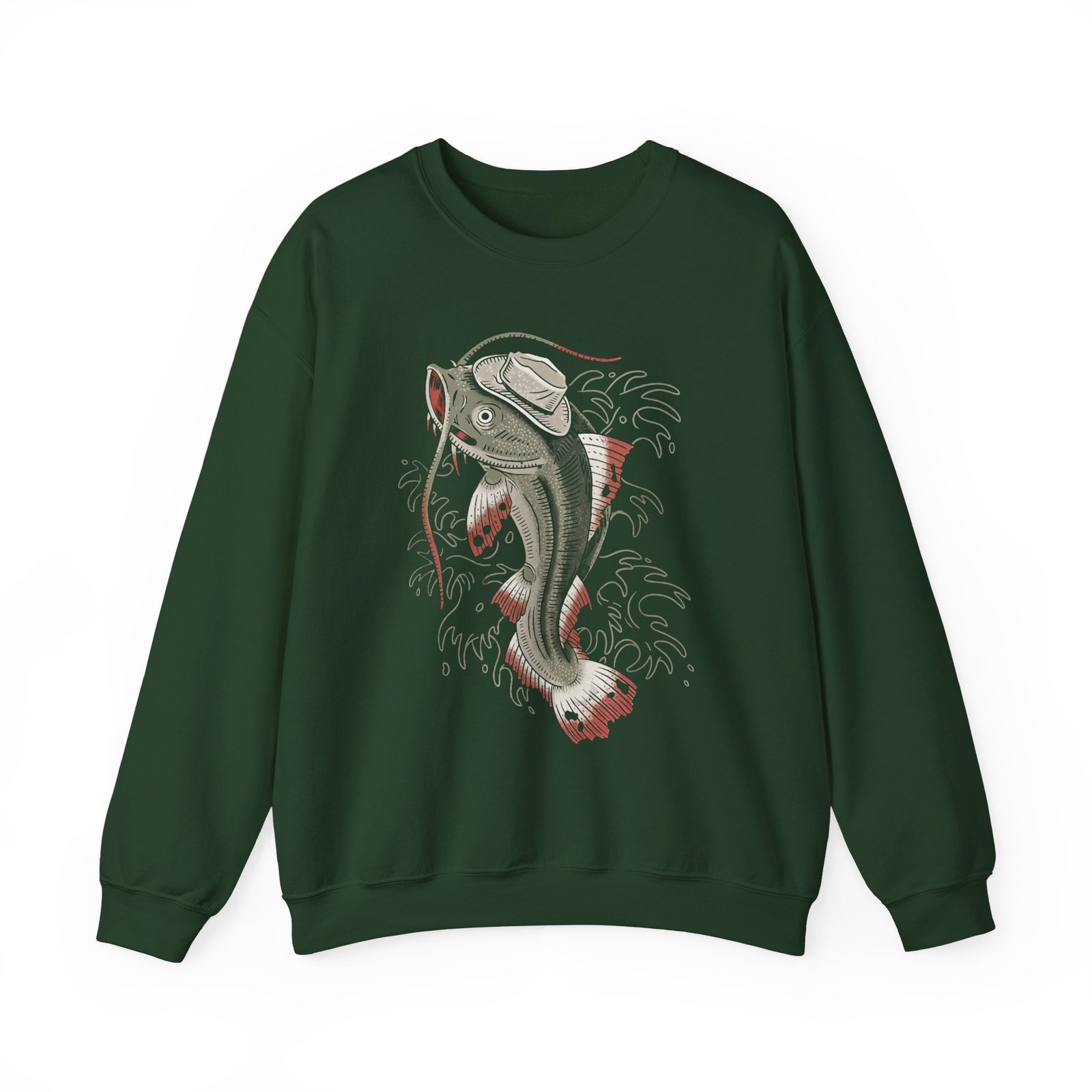 Hunt Show Down Hatfish Unisex Heavy Blend™ Crewneck Sweatshirt