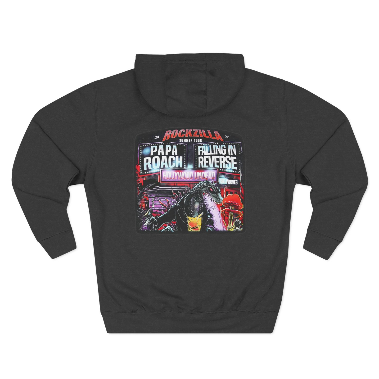 Rockzilla Concert Tour Three-Panel Fleece Hoodie