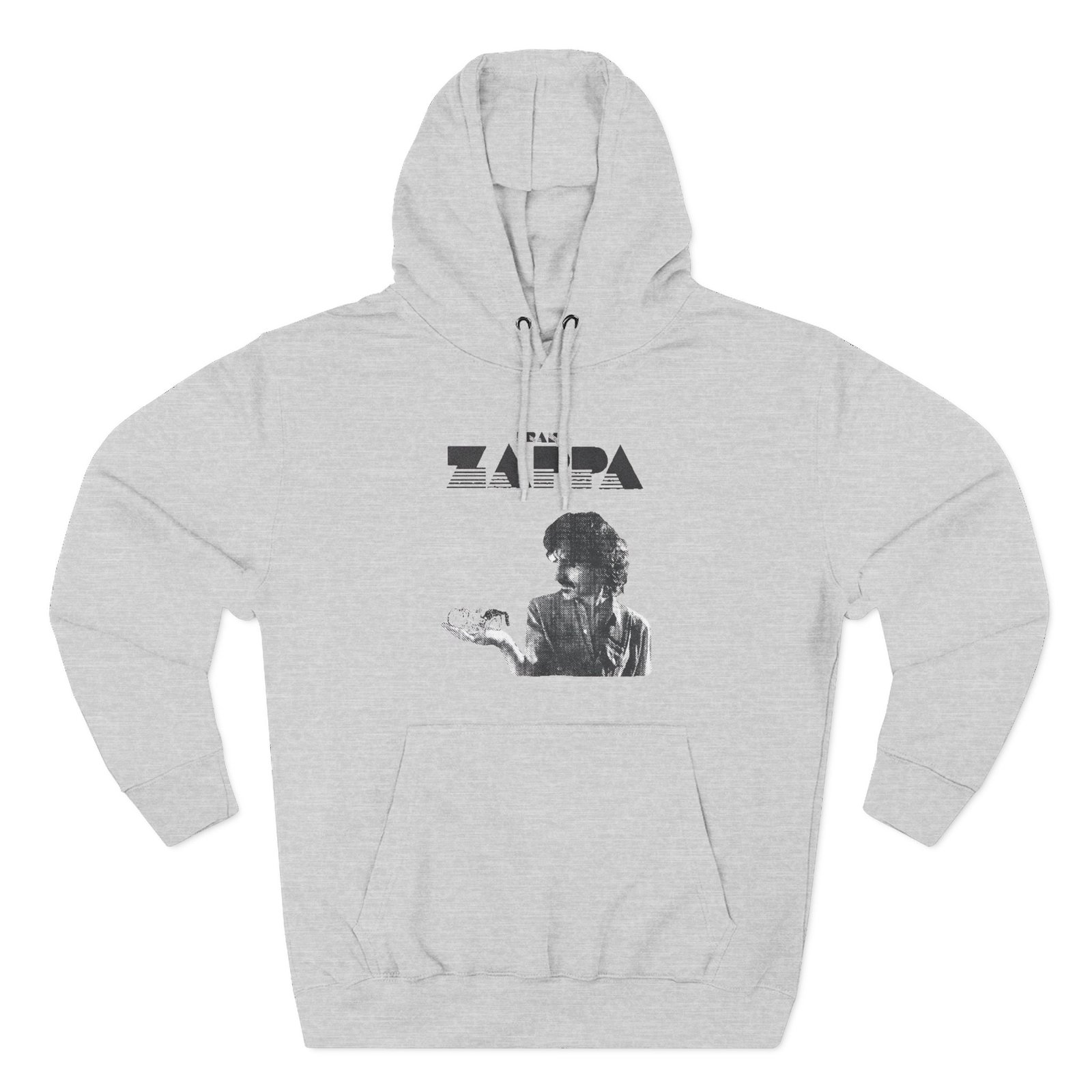 Frank Zappa Barking Pumpkin Record Three-Panel Fleece Hoodie