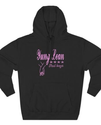 Yung Lean Sad Boys Hands Double-sided  Three-Panel Fleece Hoodie