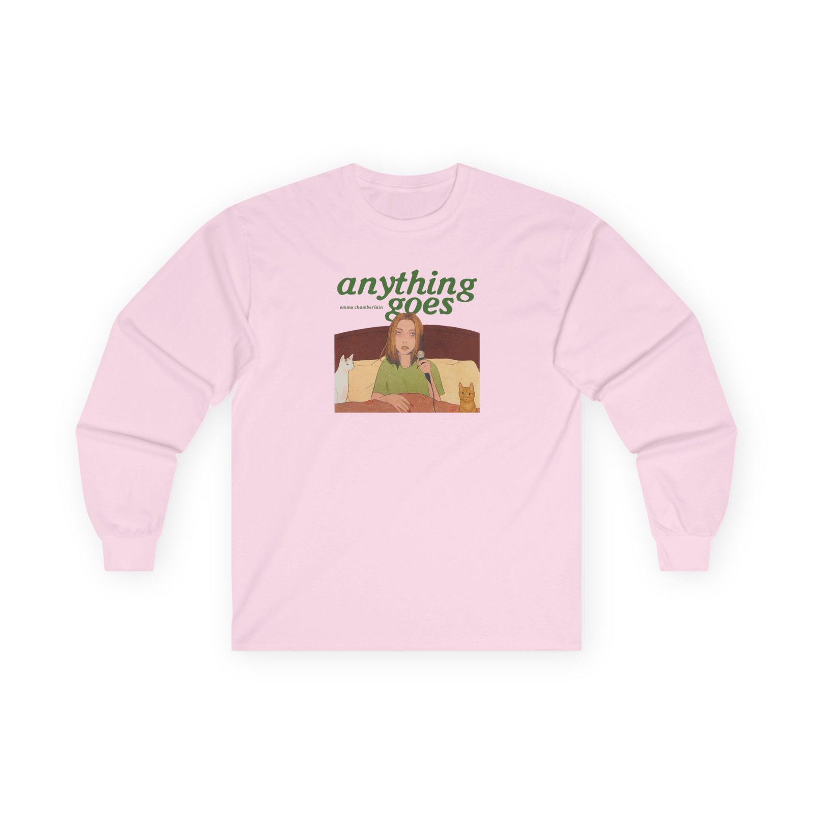 Emma Chamberlain Anything Goes Unisex Ultra Cotton Long Sleeve Tee