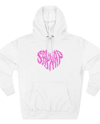 Sapnap Flame Name Heart Three-Panel Fleece Hoodie