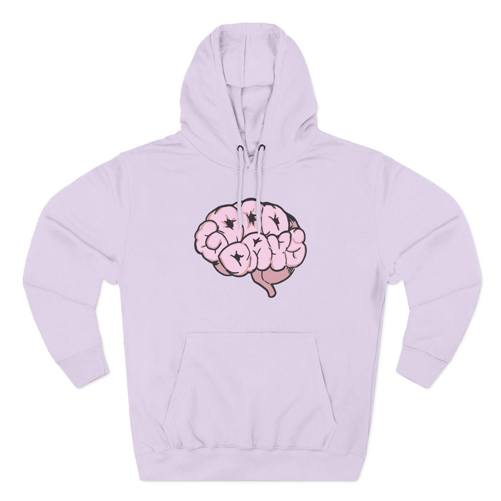 Sza SosTde 2020 Good Days Brain Three-Panel Fleece Hoodie