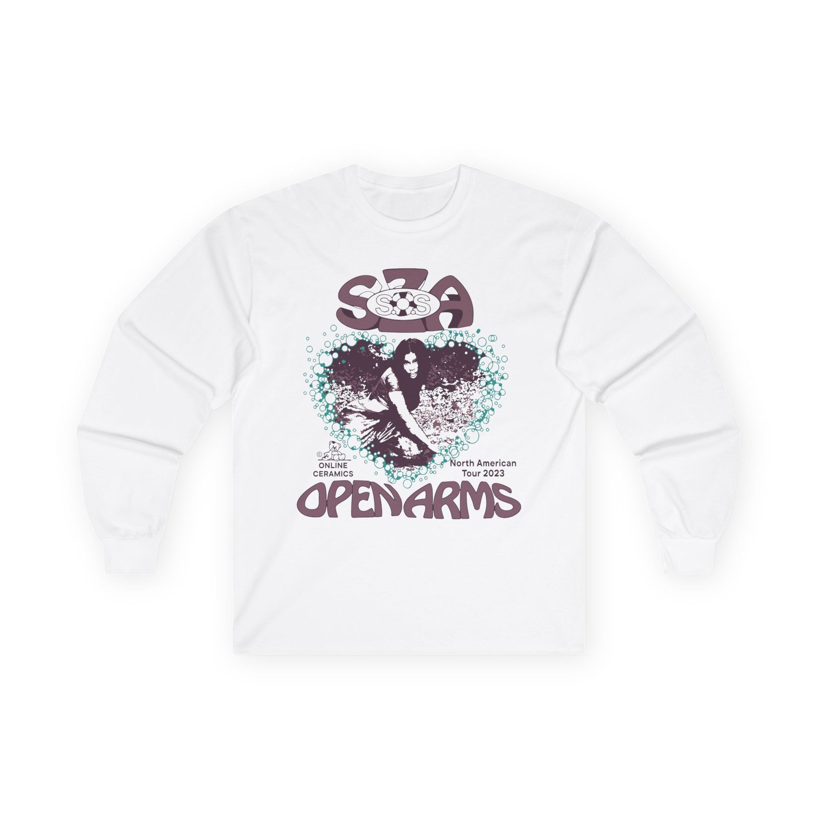 Sza Sos Open Arms Tour Unisex Ultra Cotton Long Sleeve Tee