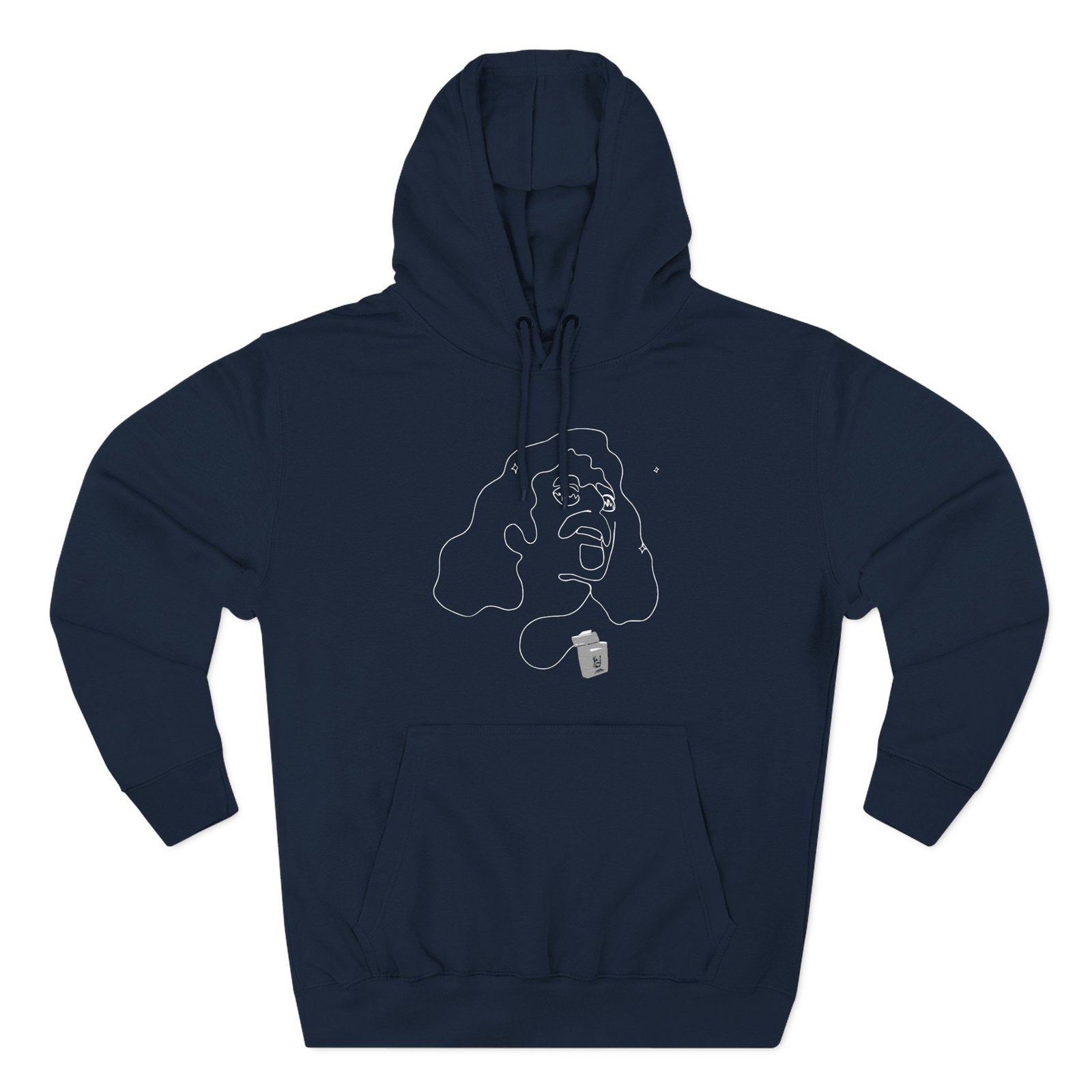 Frank Zappa Dental Floss Three-Panel Fleece Hoodie
