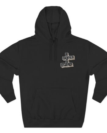 Cboystv Crossword Three-Panel Fleece Hoodie