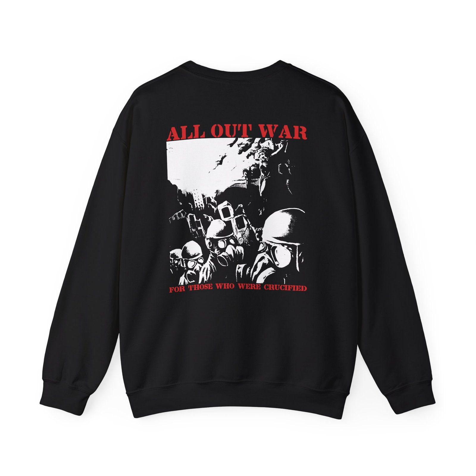 All Out War Crucified Original Unisex Heavy Blend™ Crewneck Sweatshirt