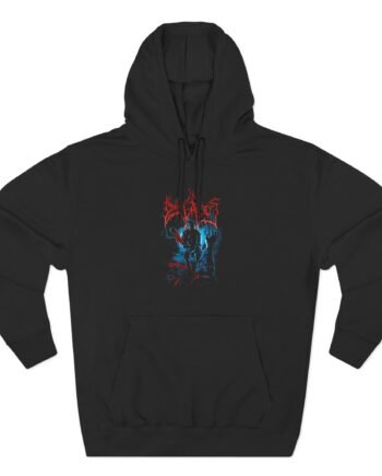 Dying Fetus Masked Bat Three-Panel Fleece Hoodie
