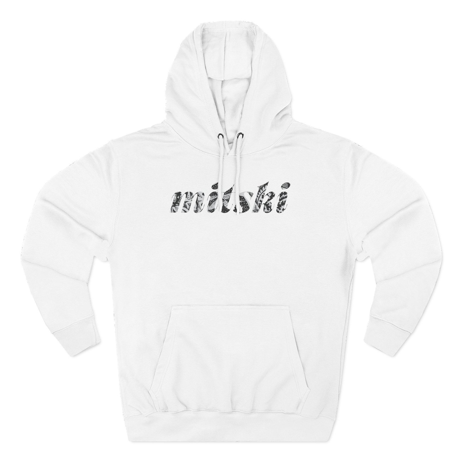 Mitski Flower Logo Three-Panel Fleece Hoodie