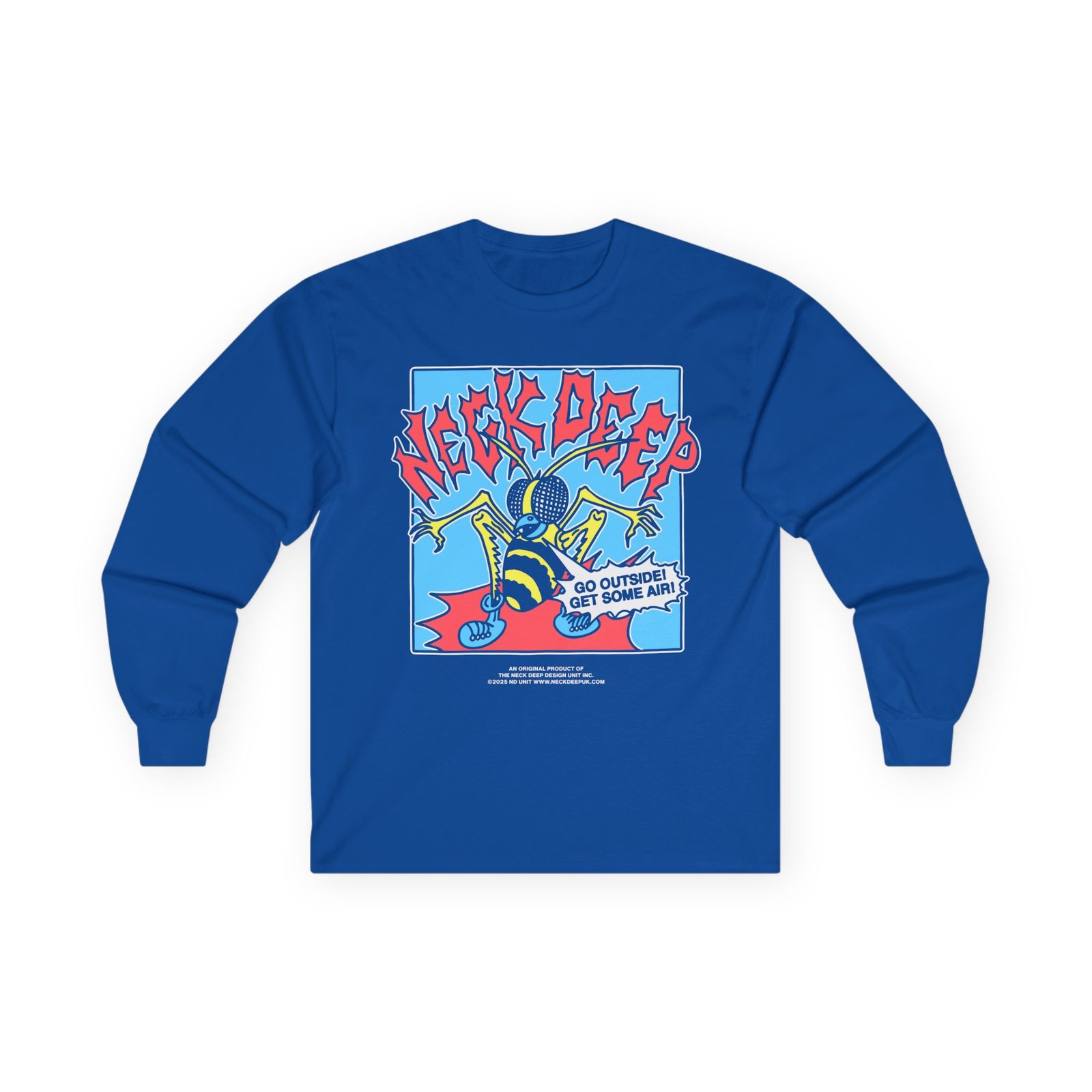 Neck Deep Go Outside Unisex Ultra Cotton Long Sleeve Tee