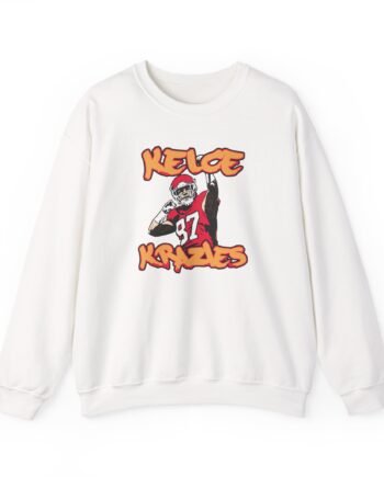 Travis Kelce Krazies Unisex Heavy Blend™ Crewneck Sweatshirt