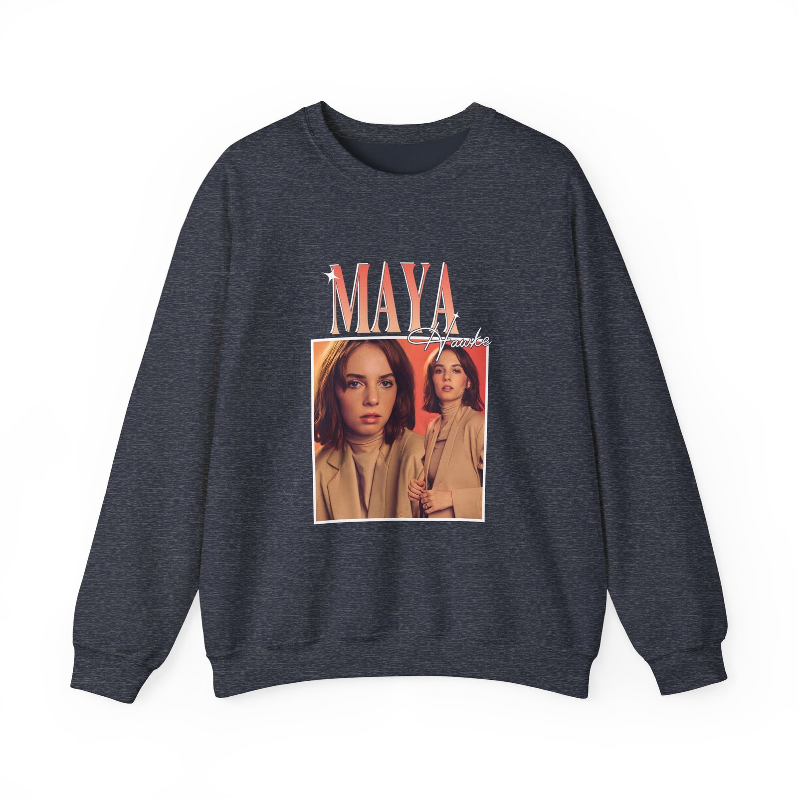 Maya Hawke Unisex Heavy Blend™ Crewneck Sweatshirt