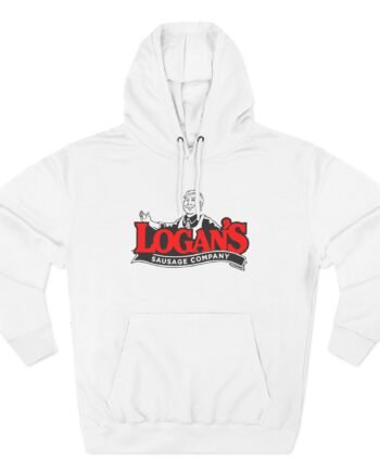 Johnny Logan Logo Three-Panel Fleece Hoodie