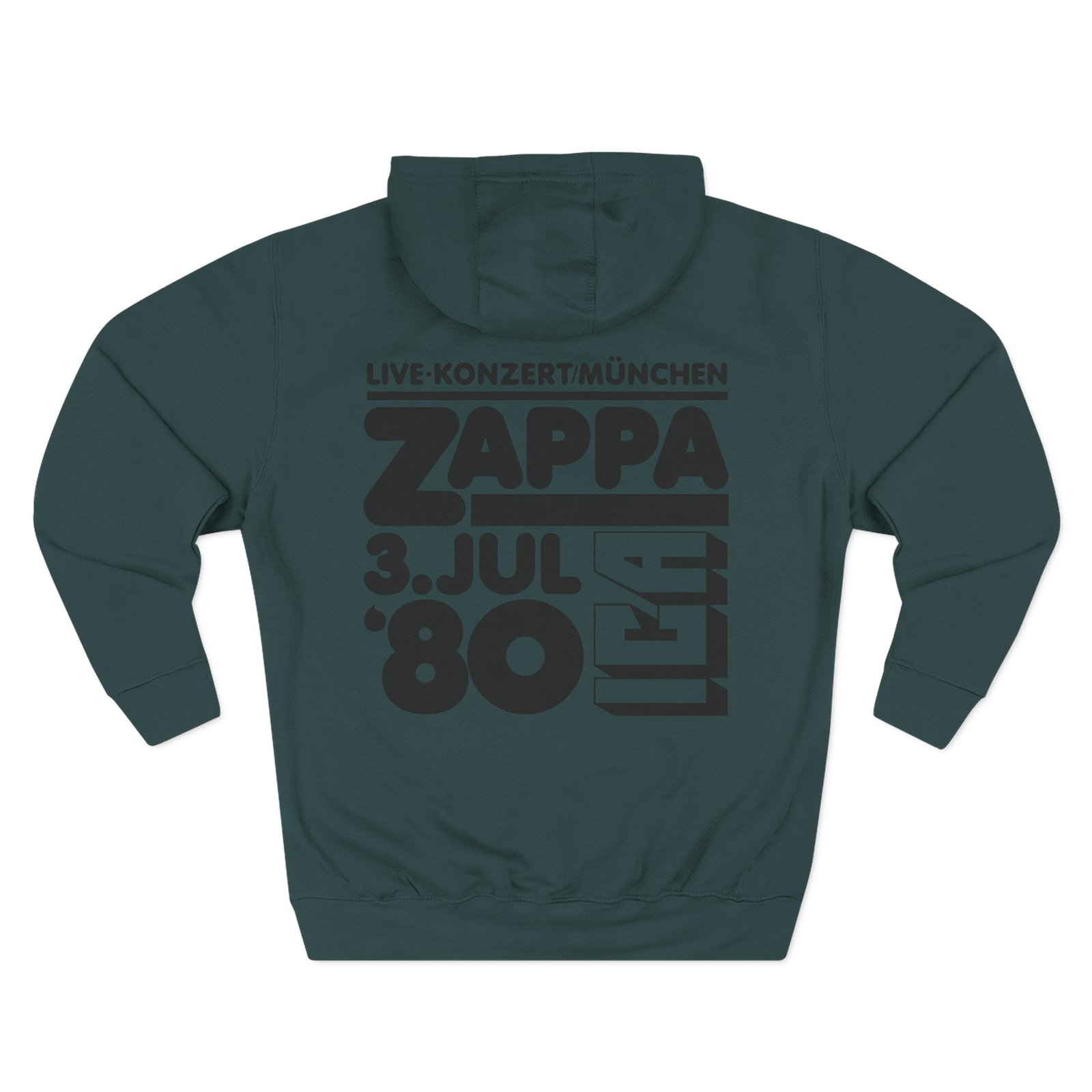Frank Zappa 80 Munich Three-Panel Fleece Hoodie