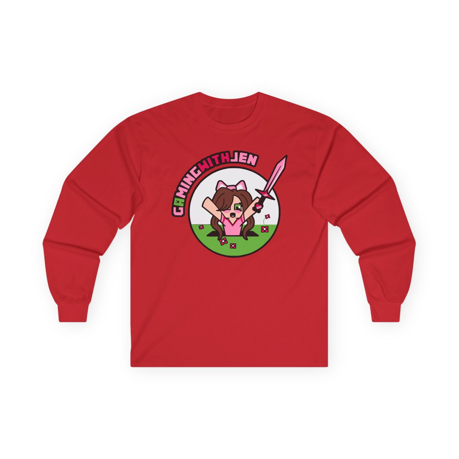 Popularmmos Gaming With Jen Unisex Ultra Cotton Long Sleeve Tee