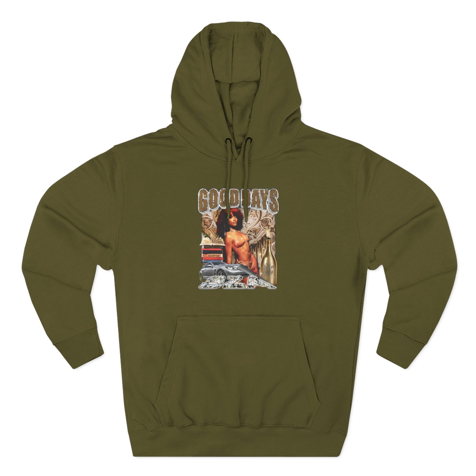 Sza Sos Good Days Three-Panel Fleece Hoodie