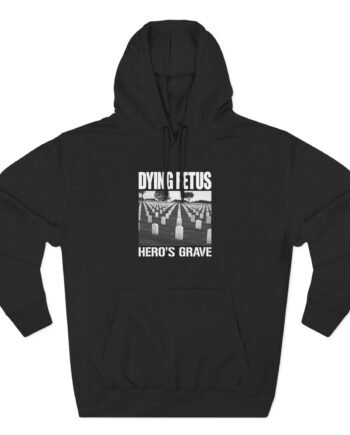 Dying Fetus Hero's Grave Three-Panel Fleece Hoodie