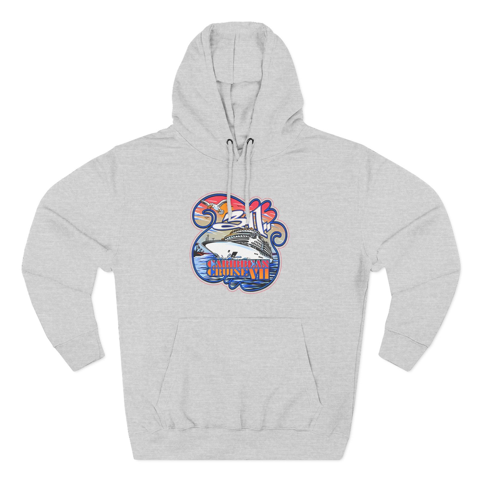 113 Love Boat Three-Panel Fleece Hoodie