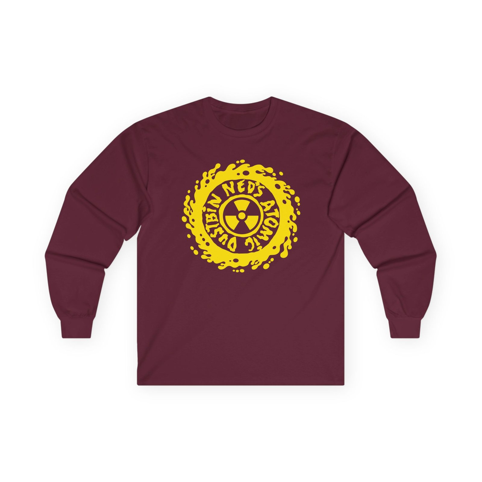 Neds Atomic Dustbin Hectic Indie Rock Logo Unisex Ultra Cotton Long Sleeve Tee