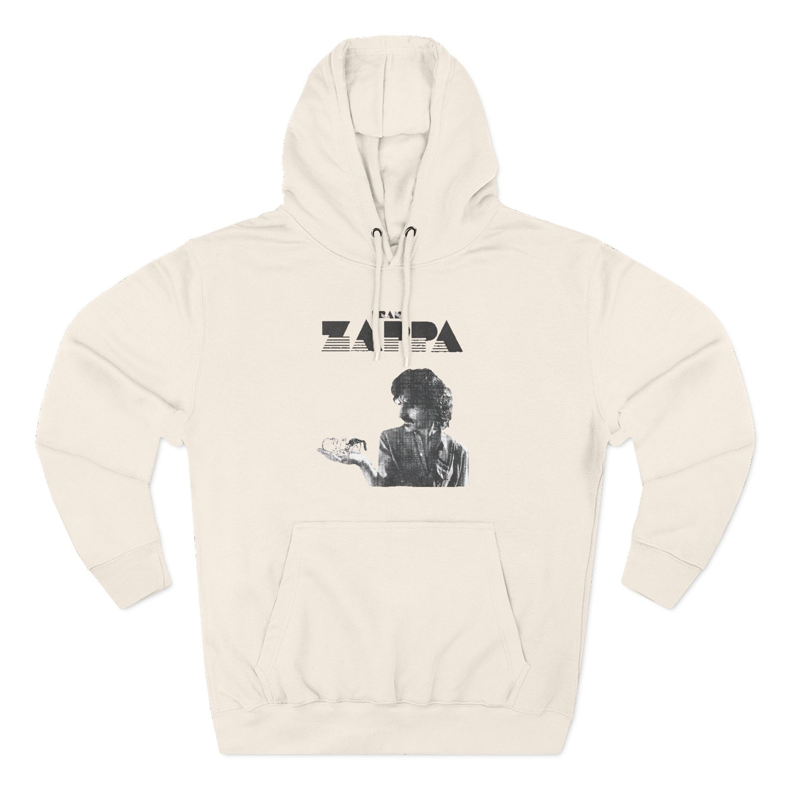 Frank Zappa Barking Pumpkin Record Three-Panel Fleece Hoodie