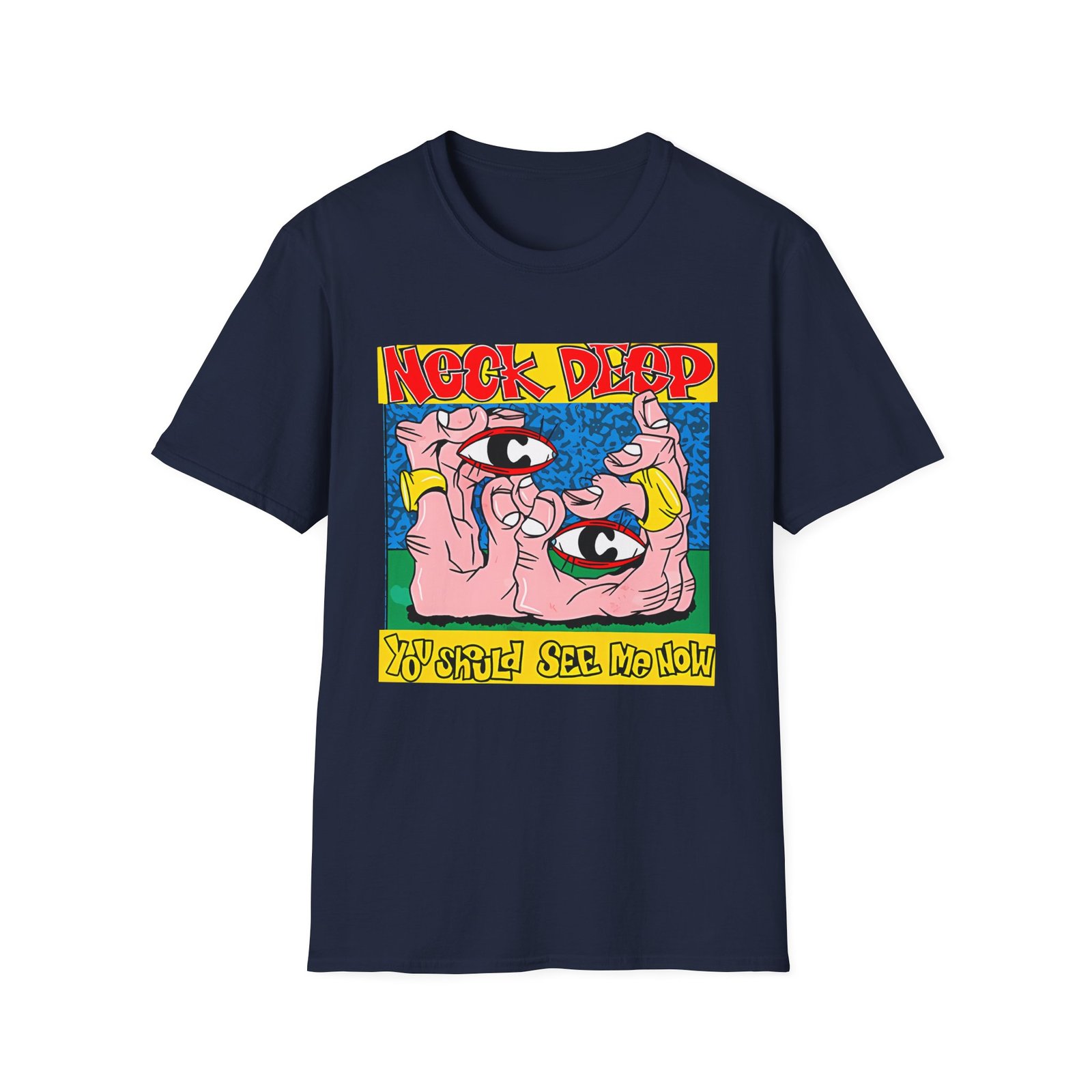 Neck Deep You Should See Me Now Artwork Unisex Softstyle T-Shirt