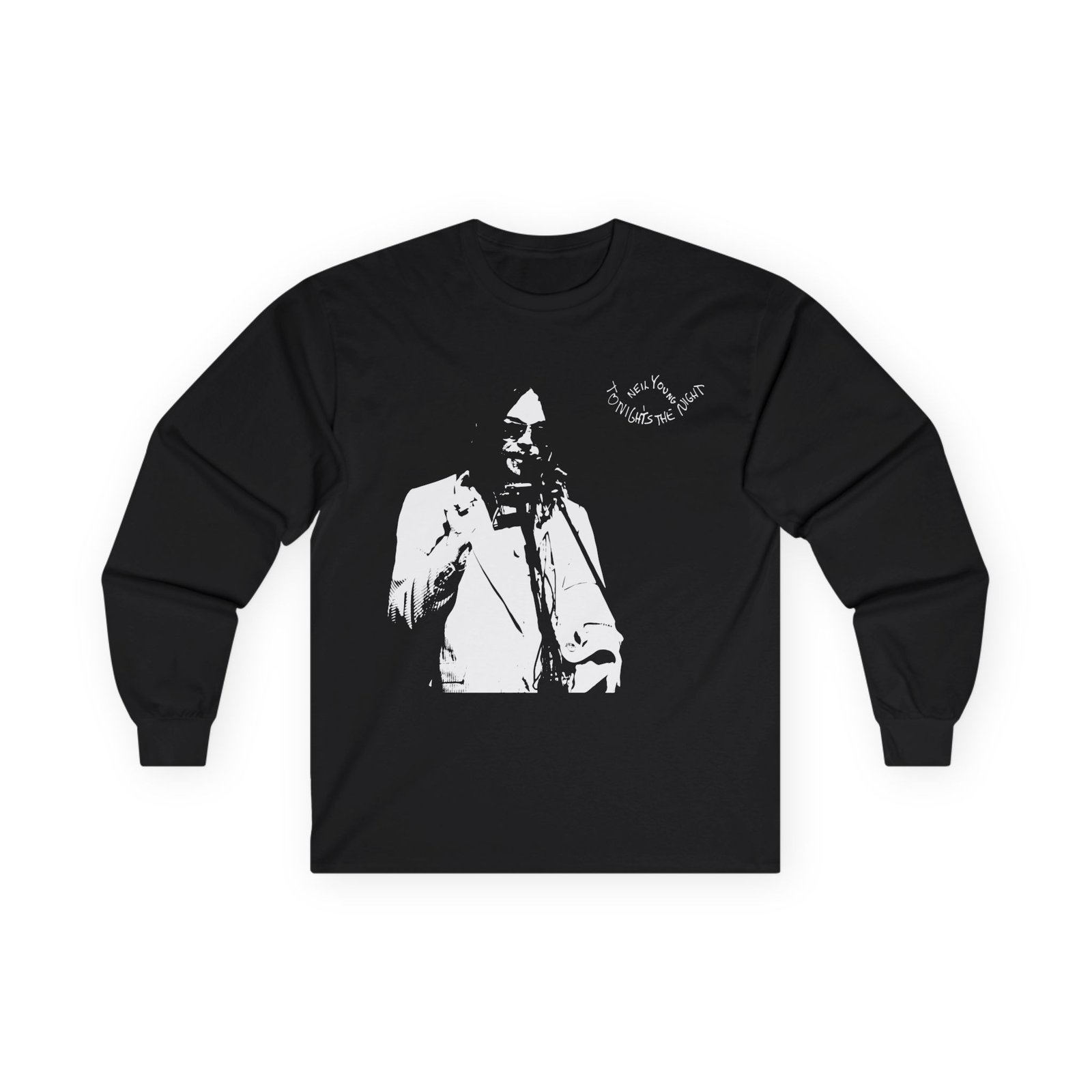 Neil Young Tonight's the Night Unisex Ultra Cotton Long Sleeve Tee