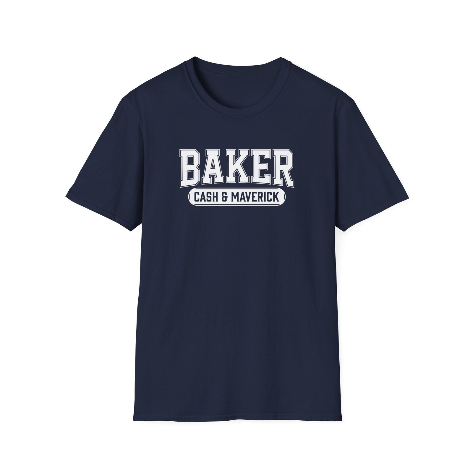 Cash and Maverick Baker Unisex Softstyle T-Shirt
