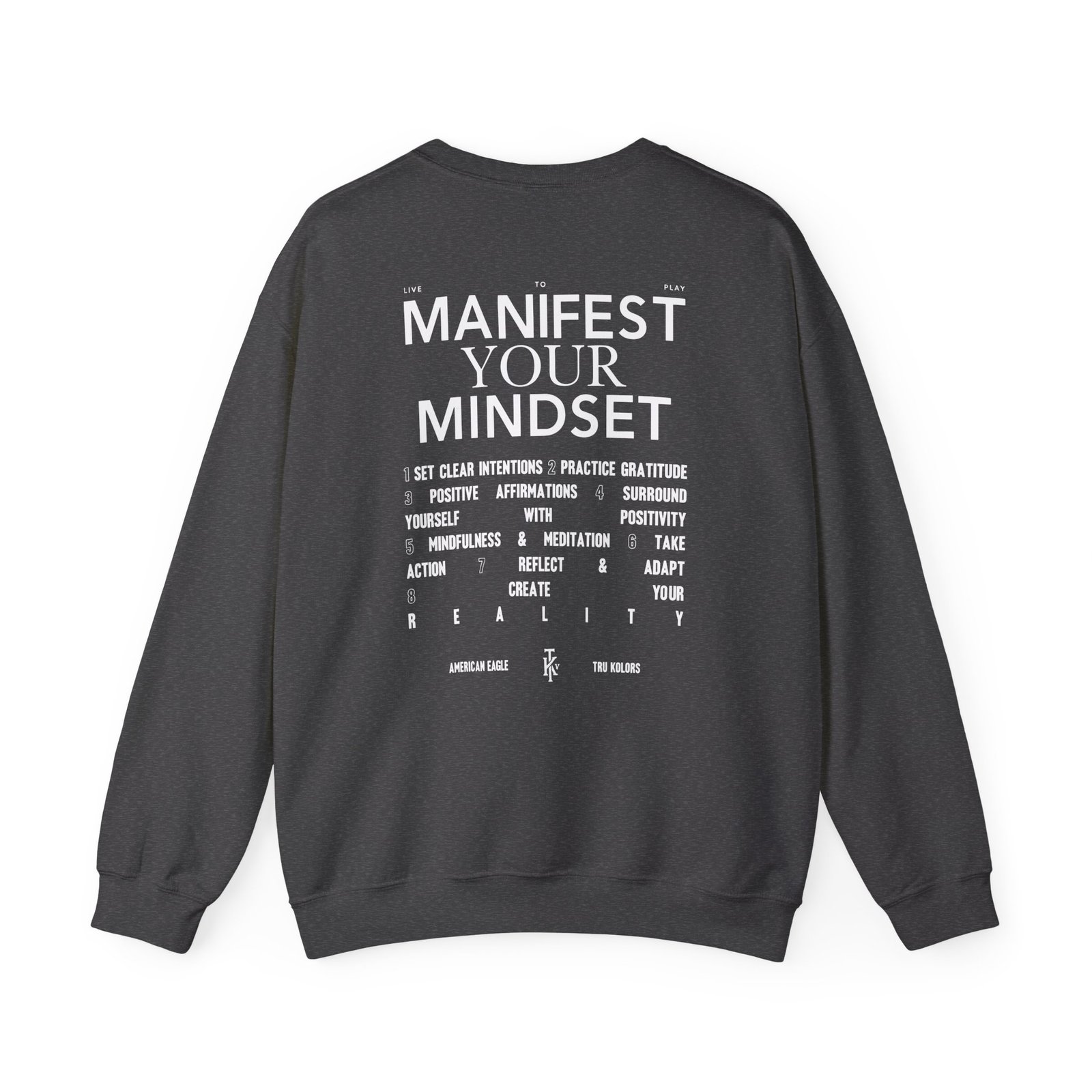 Travis Kelce Manifest Your Mindset Unisex Heavy Blend™ Crewneck Sweatshirt