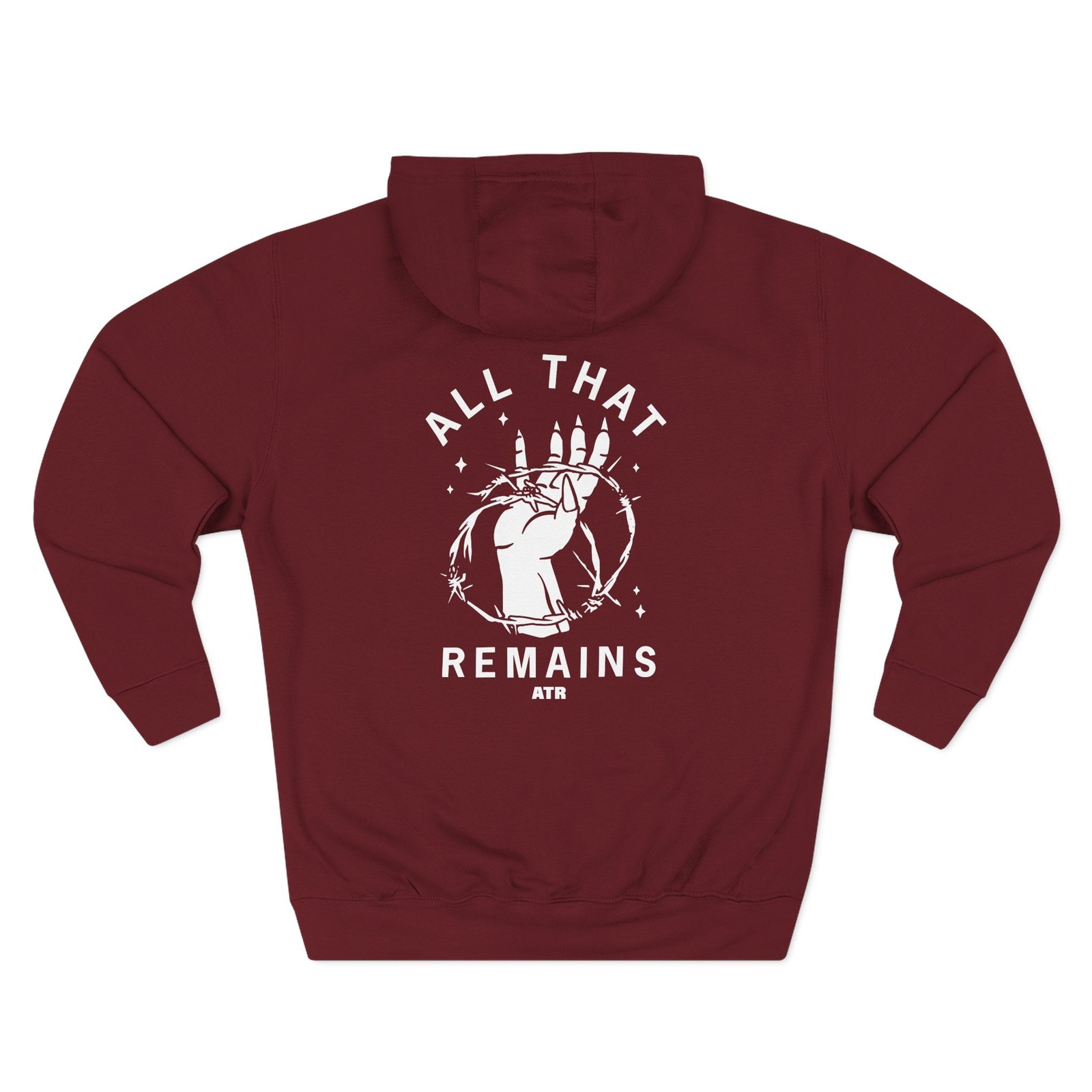 All That Remains Barbed Wire Three-Panel Fleece Hoodie