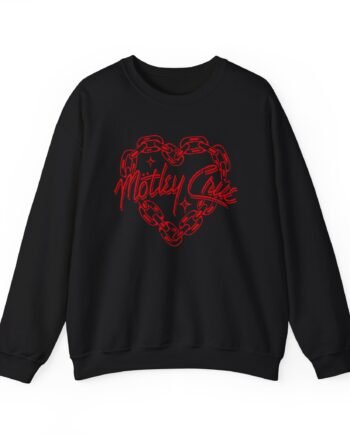 Motley Crue Chain Heart Unisex Heavy Blend™ Crewneck Sweatshirt