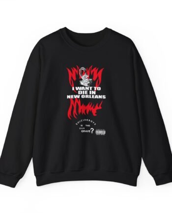 Suicide Boys I Want To Die in New Orleans Unisex Heavy Blend™ Crewneck Sweatshirt