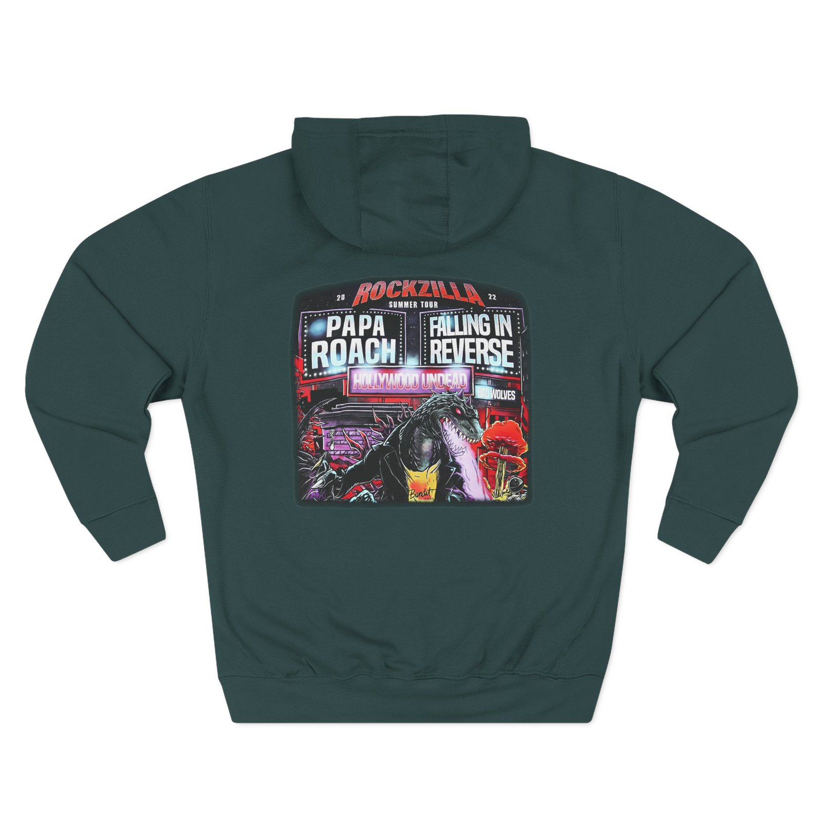 Rockzilla Concert Tour Three-Panel Fleece Hoodie