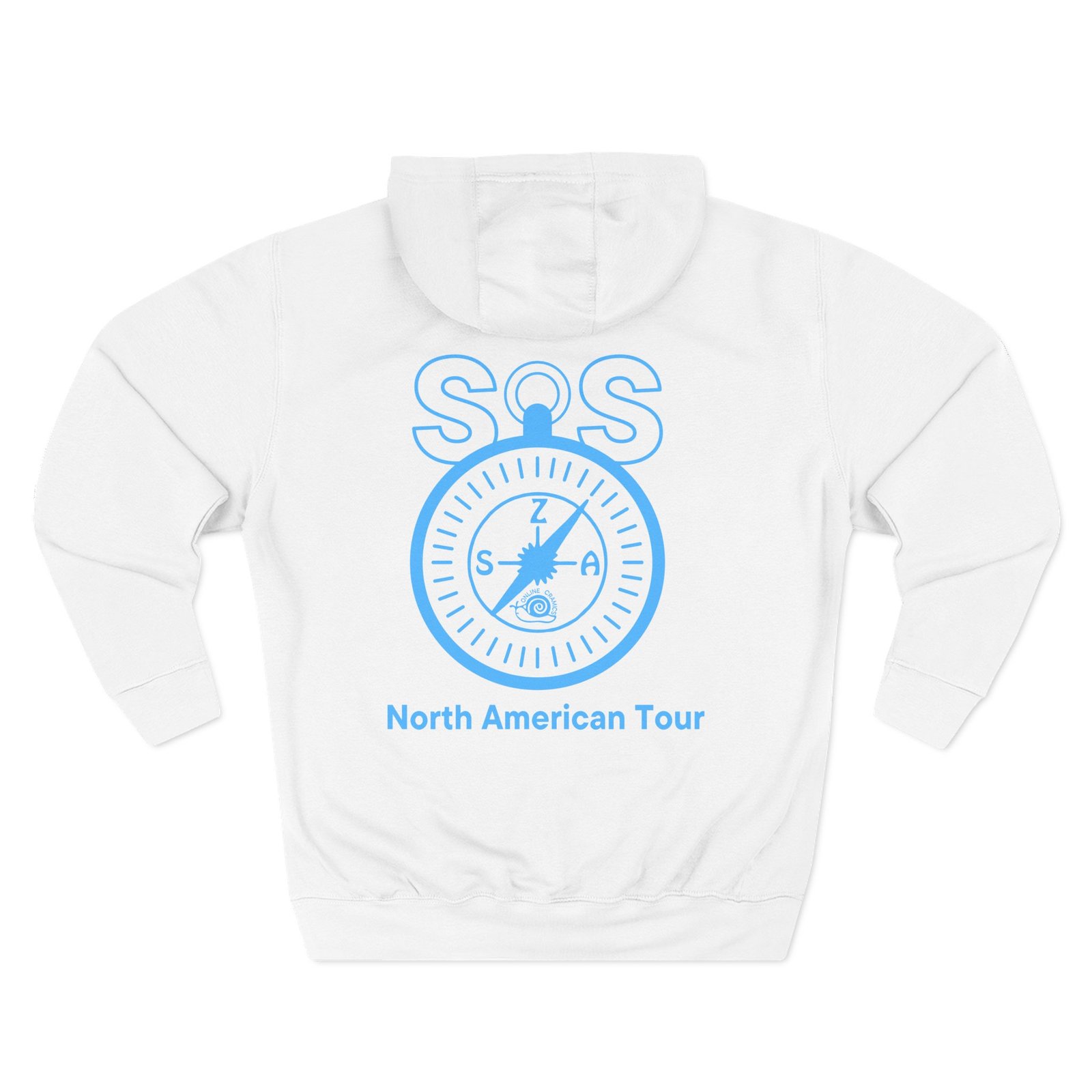 Sza Sos Open Arms Tour Three-Panel Fleece Hoodie