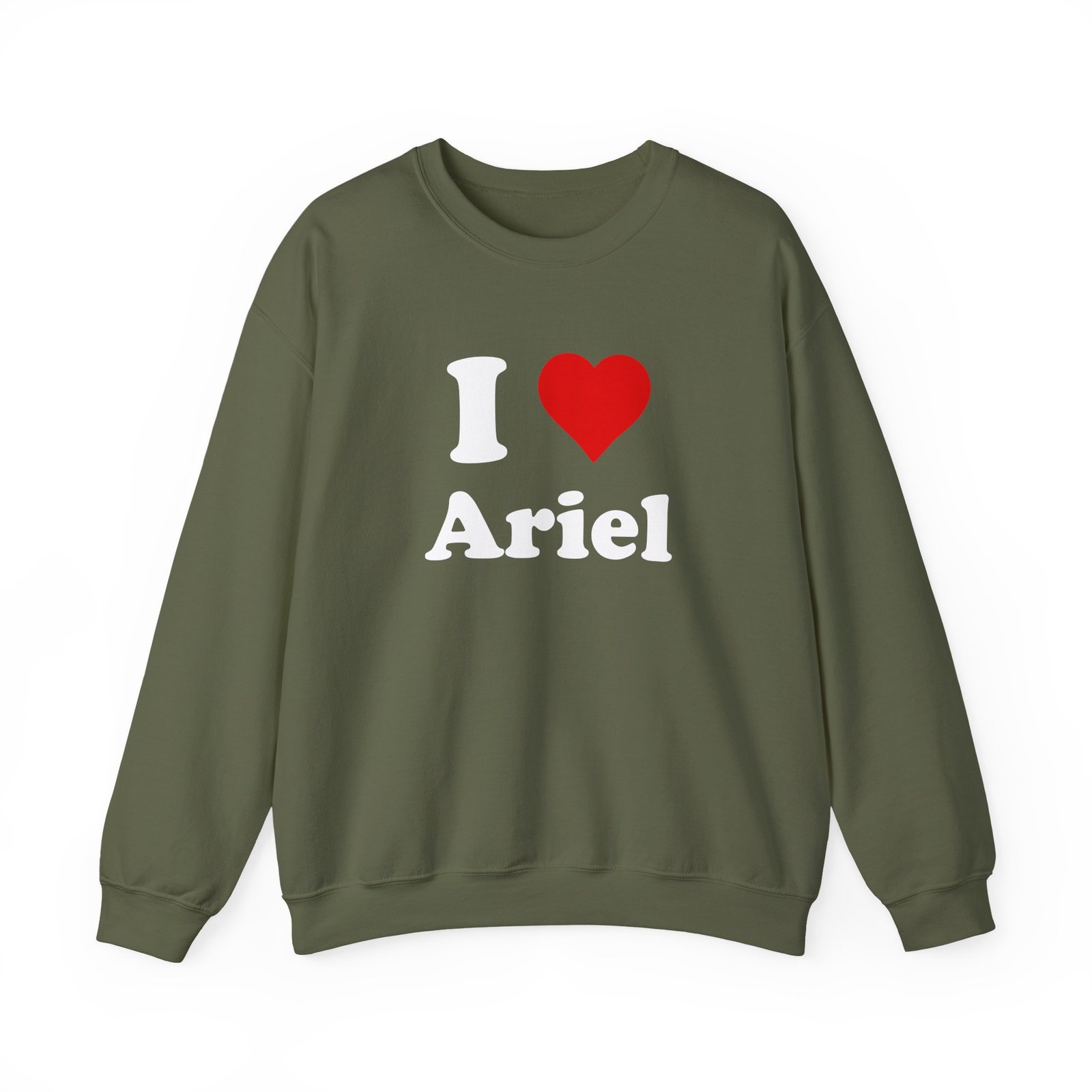 Baby Ariel I Love Ariel Unisex Heavy Blend™ Crewneck Sweatshirt