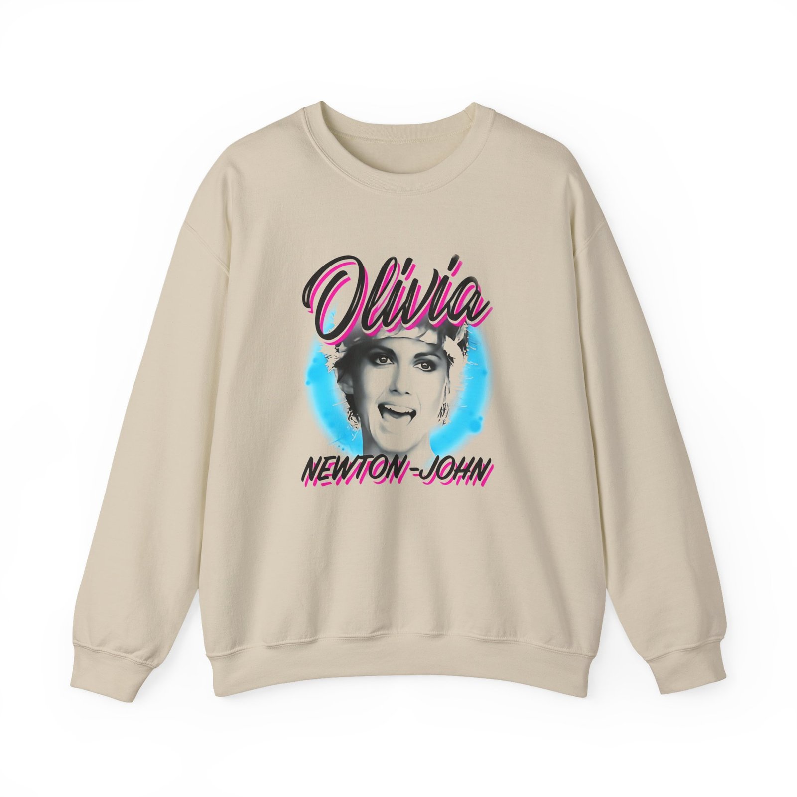 Olivia Newton John Pastel Paint Unisex Heavy Blend™ Crewneck Sweatshirt