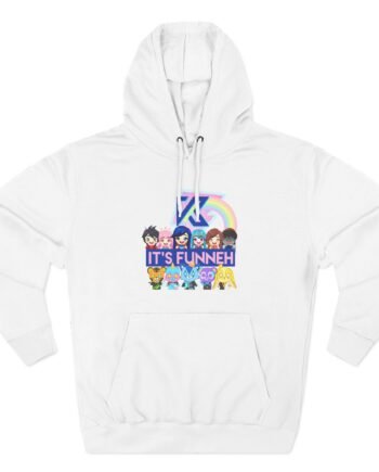 Itsfunneh Three-Panel Fleece Hoodie
