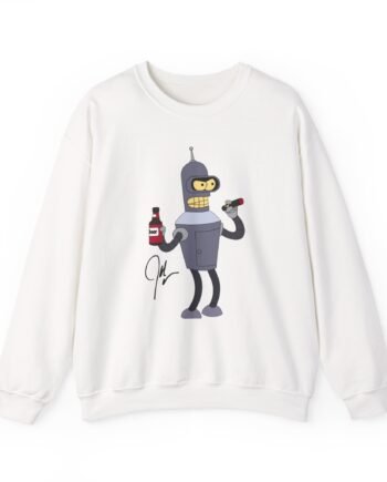 John Dimaggio Futurama Bender Unisex Heavy Blend™ Crewneck Sweatshirt