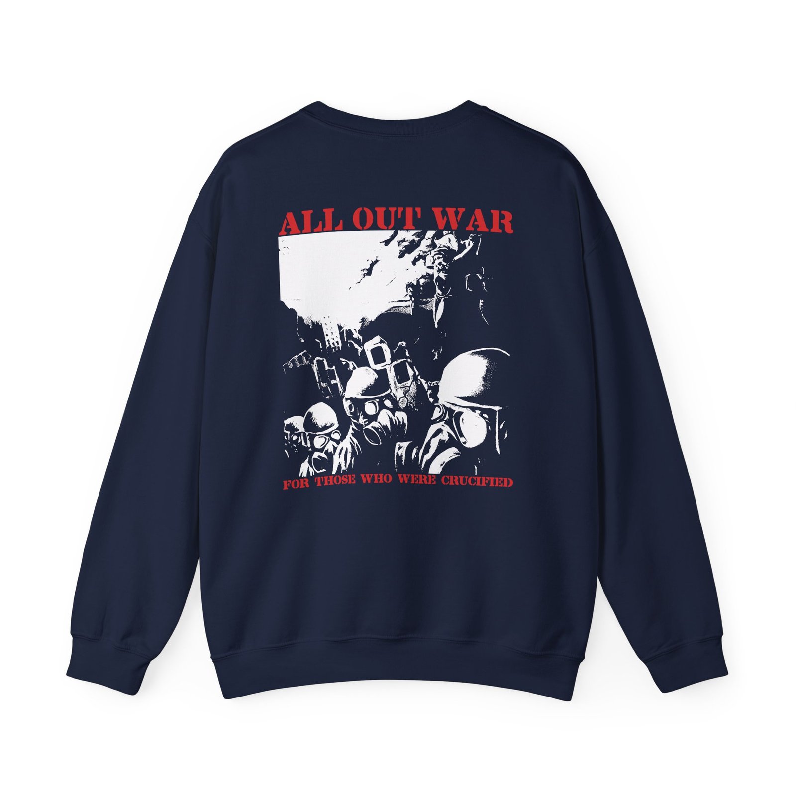 All Out War Crucified Original Unisex Heavy Blend™ Crewneck Sweatshirt