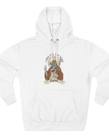 Dropout  Rat Jesus Three-Panel Fleece Hoodie