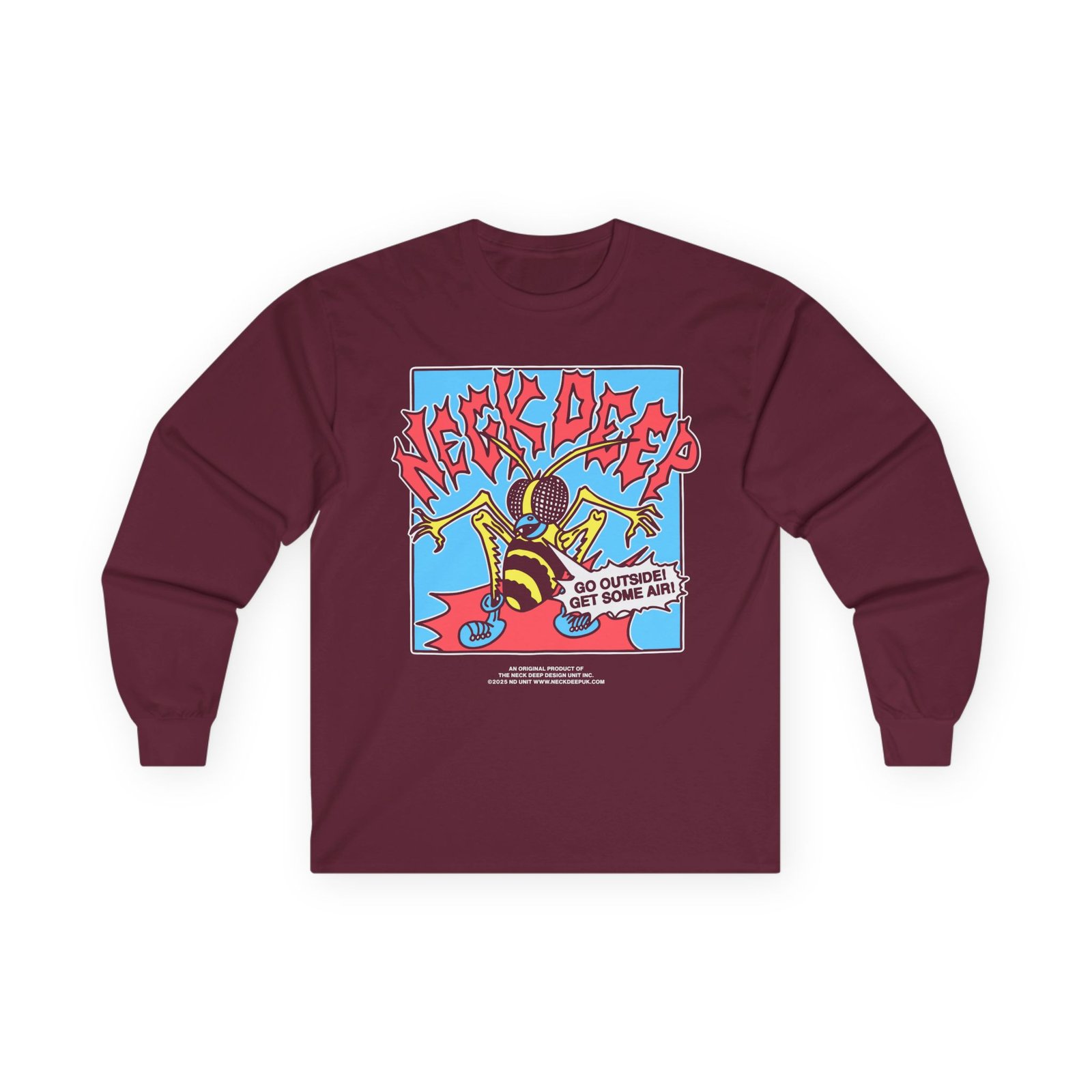 Neck Deep Go Outside Unisex Ultra Cotton Long Sleeve Tee